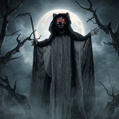 Animated Werewolf Halloween Decoration - 170cm