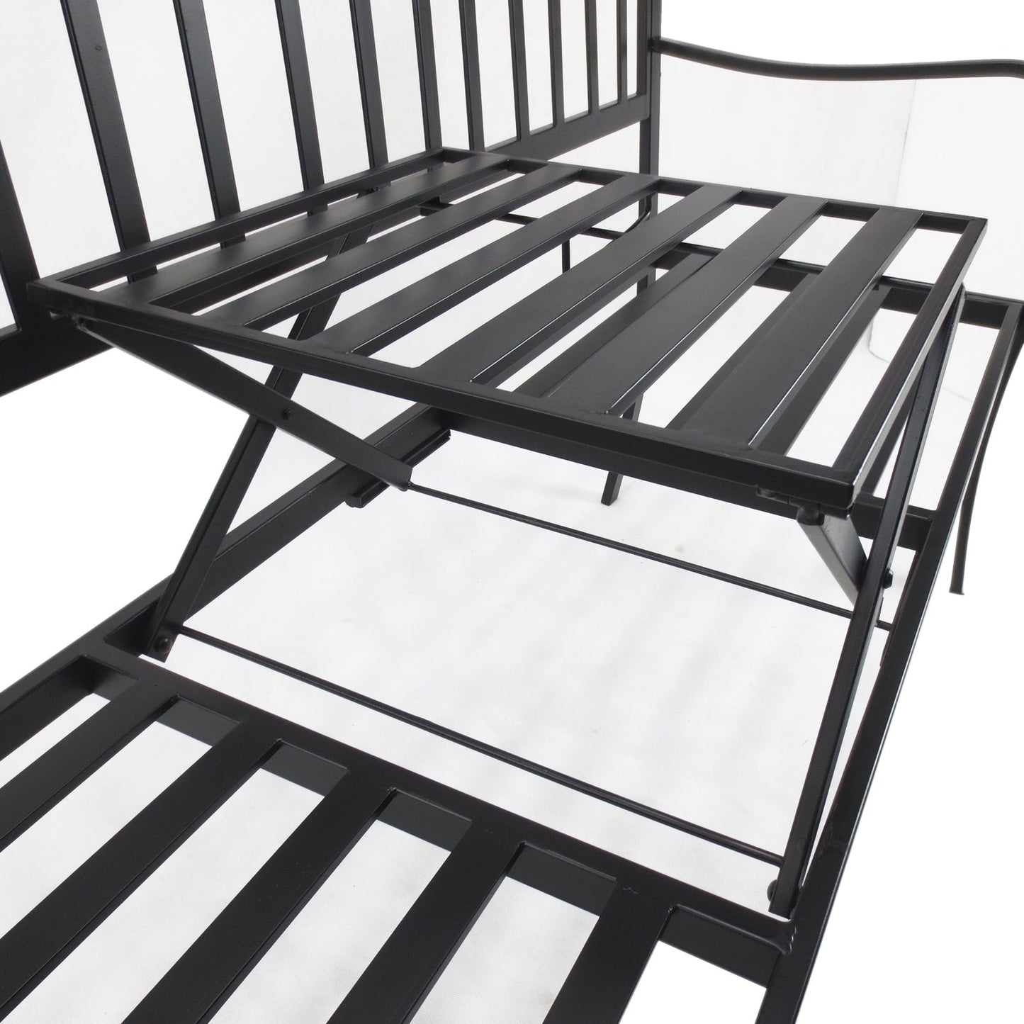 Metal Bench W/Table