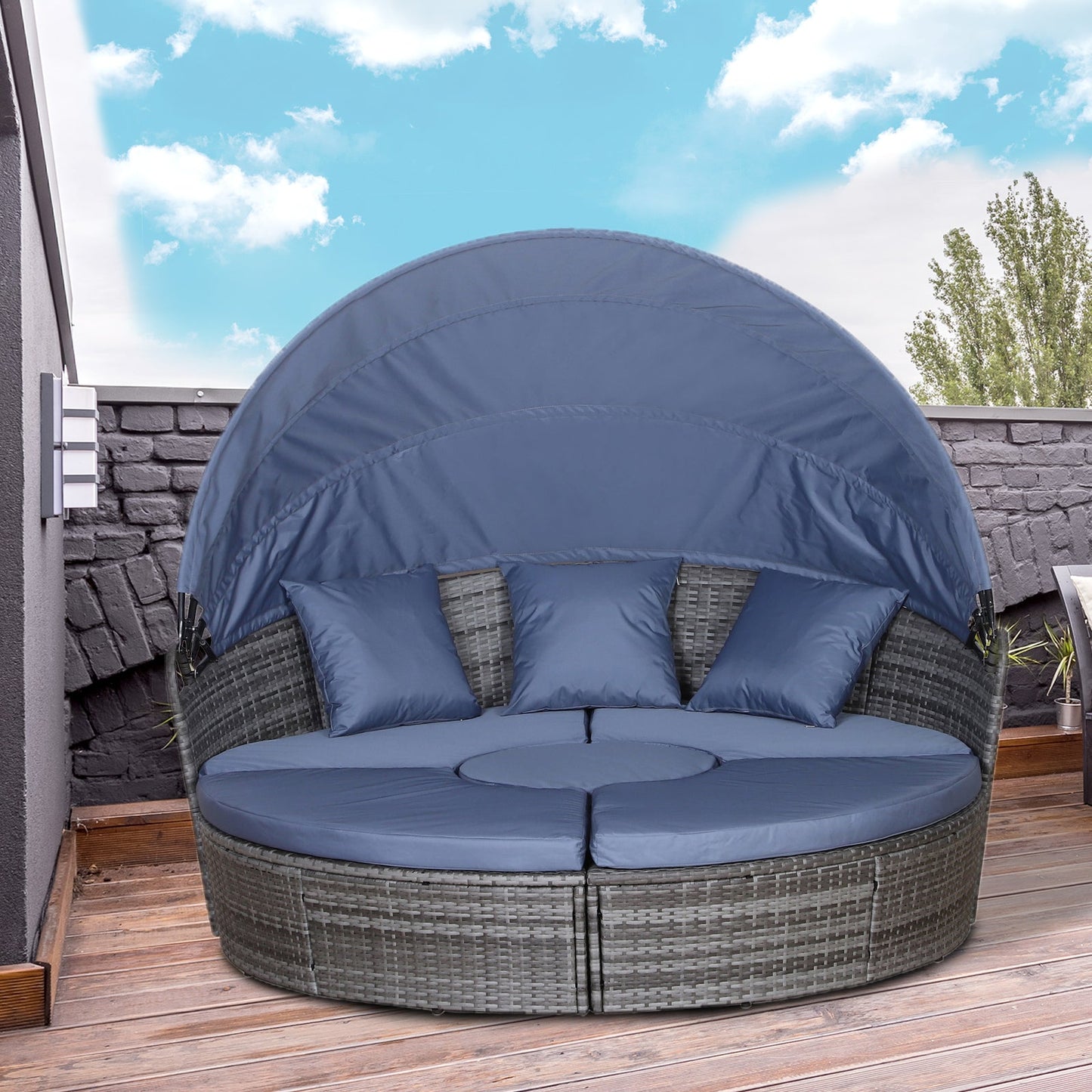 PE Rattan Lounge Set