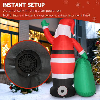 Santa Inflatable Christmas Decoration - 275cm