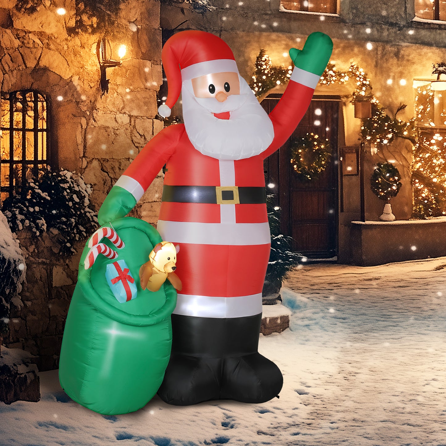 Santa Inflatable Christmas Decoration - 275cm