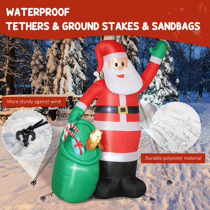 Santa Inflatable Christmas Decoration - 275cm