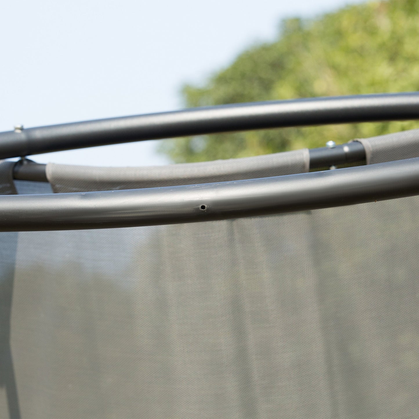 Double Hammock Chair Sun Lounger Outdoor Patio Garden Swing Rock Seat Grey