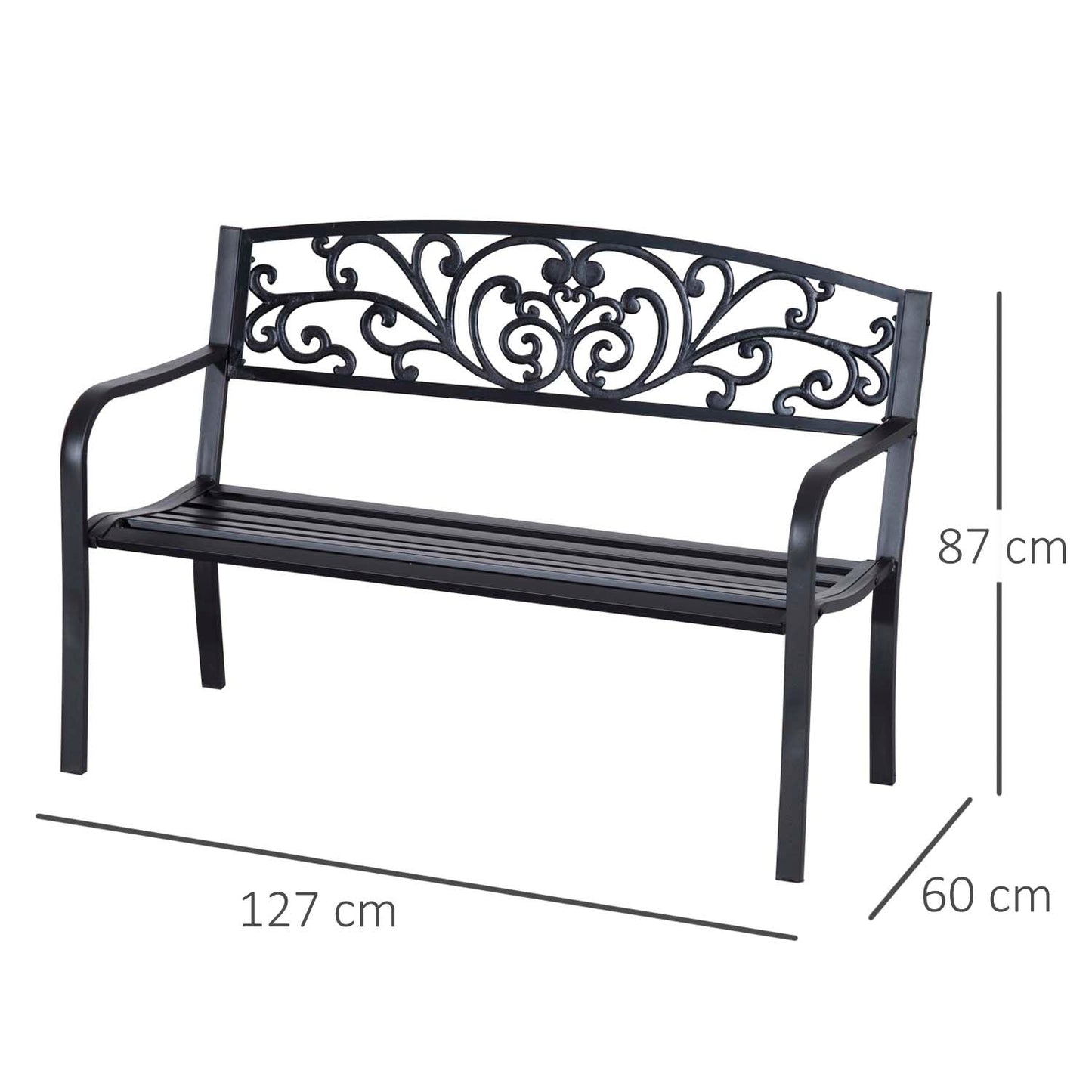 2 Seater Garden Bench