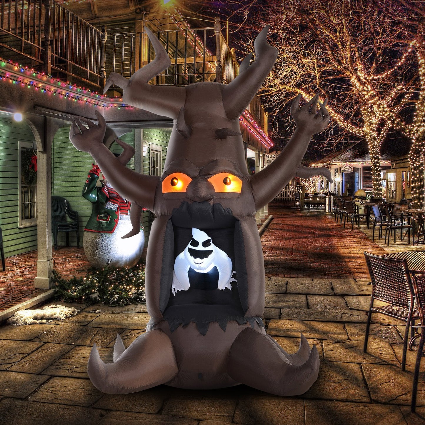 Inflatable Halloween Floating Ghost Tree with LED Light Outdoor Decoration 8FT 2.4m Primary Image