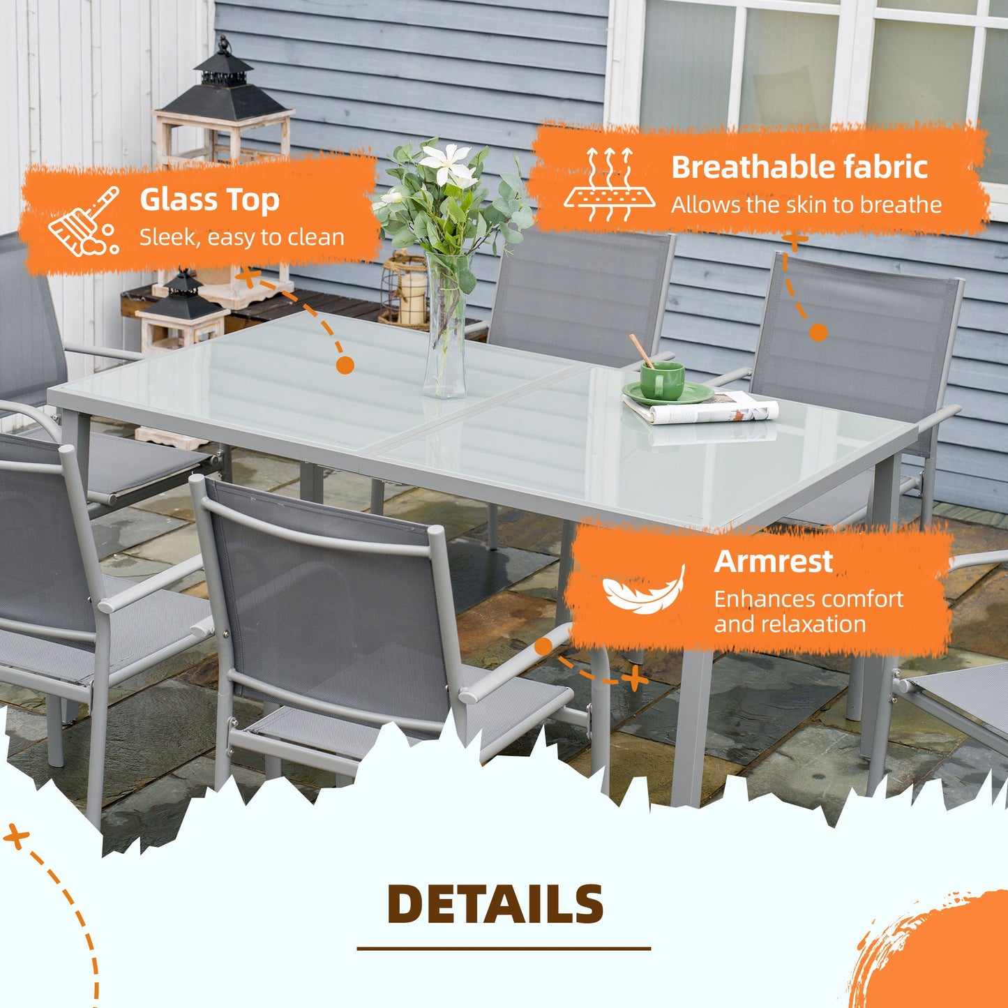 7-Piece Garden Dining Set