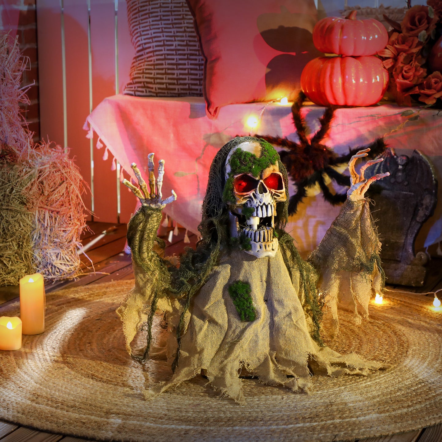 Animated Zombie Halloween Decoration - 60cm