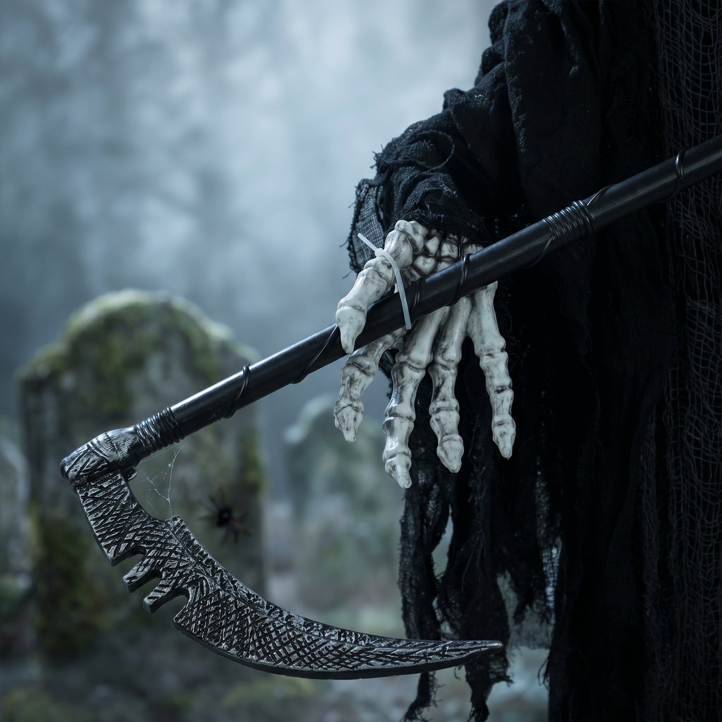 Animated Grim Reaper Halloween Decoration - 183cm