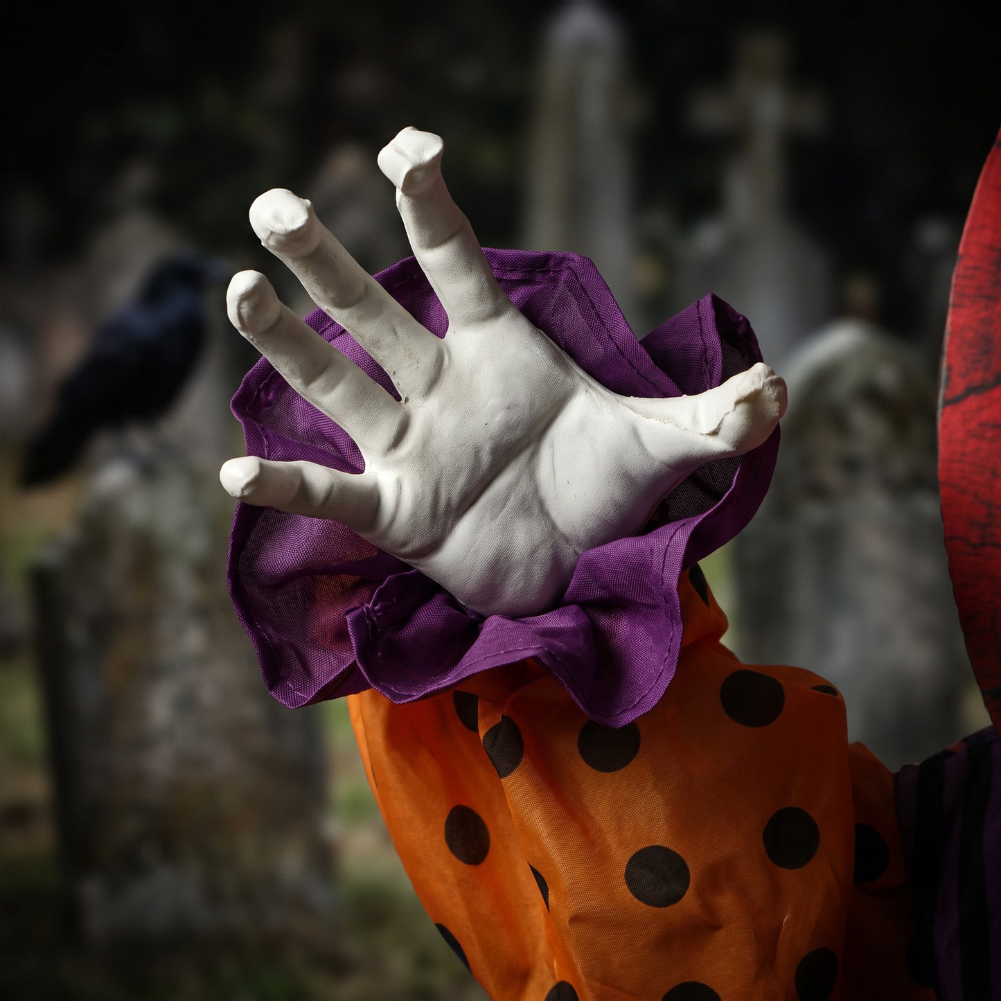Animated Scary Clown Halloween Decoration - 167cm