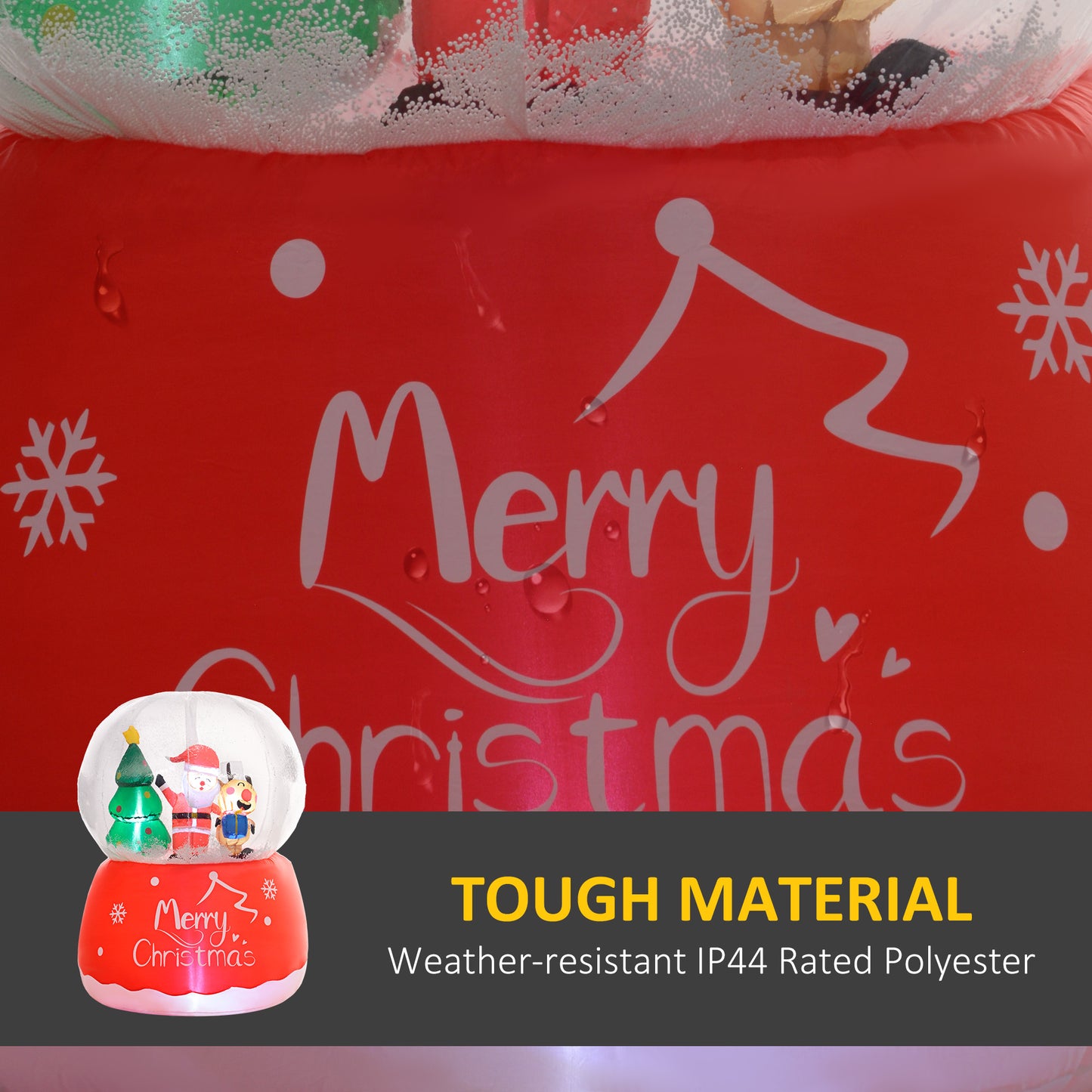 Snowglobe Inflatable Christmas Decoration - 170cm