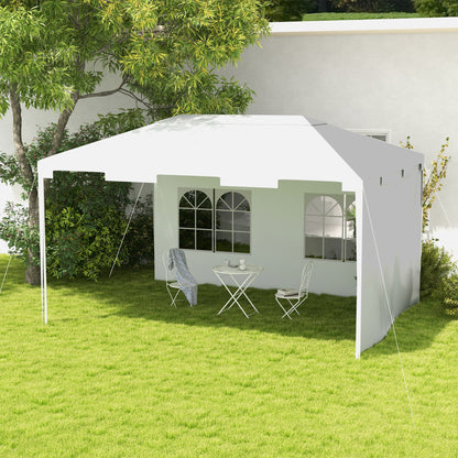 3 x 4m Half-Open Garden Gazebo