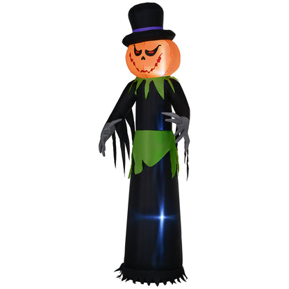 Pumpkin Man Inflatable Halloween Decoration - 250cm