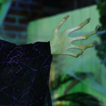 Animated Witch Halloween Decoration - 183cm