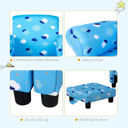 Kids Star and Cloud Armchair