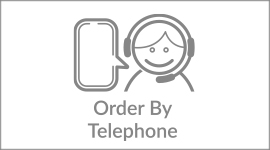You can order by phone with our friendly customer support team