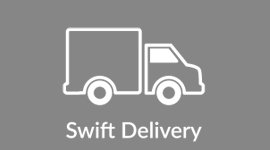 We offer a swift delivery service on furniture