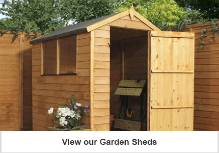 Garden sheds for sale online, discounted sheds
