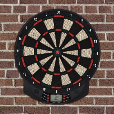 See more information about the Homcom Plastic Electronic Dartboard w/ 6 Darts Black