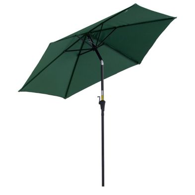 Product photograph of Outsunny 2 7m Garden Parasol Umbrella With Tilt And Crank from QD stores