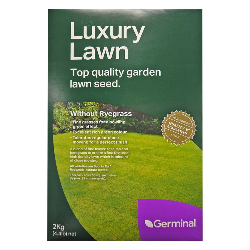 2Kg Luxury Lawn Seed 56 Square Metres Coverage