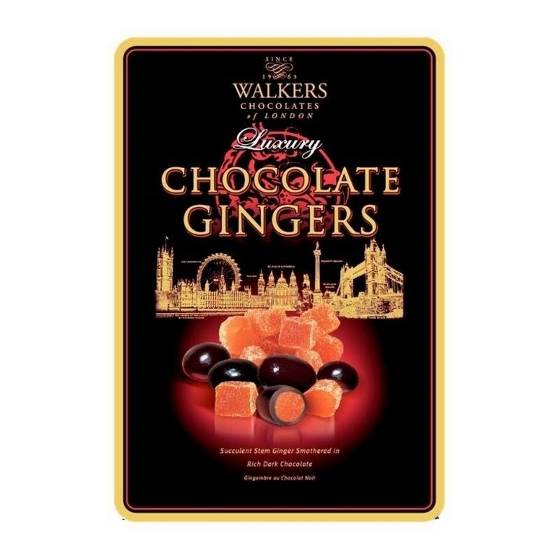 Walkers Luxury Chocolate Gingers 250g