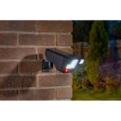 Solar Garden Security Light Decoy Camera 26 White Led 275cm Superbright By Smart Solar