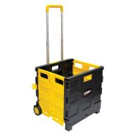 See more information about the Plastic Trolley 2 Wheels 45 Litres - Black & Yellow Rol-Xtra by Rolson