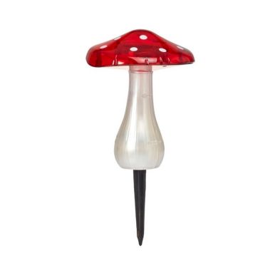 Product photograph of Mushroom Solar Garden Light Ornament Decoration 10 Multicolour Led - 29 5cm By Smart Solar from QD stores