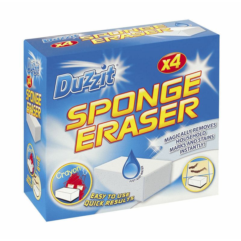 Duzzit 4 Pack Sponge Eraser
