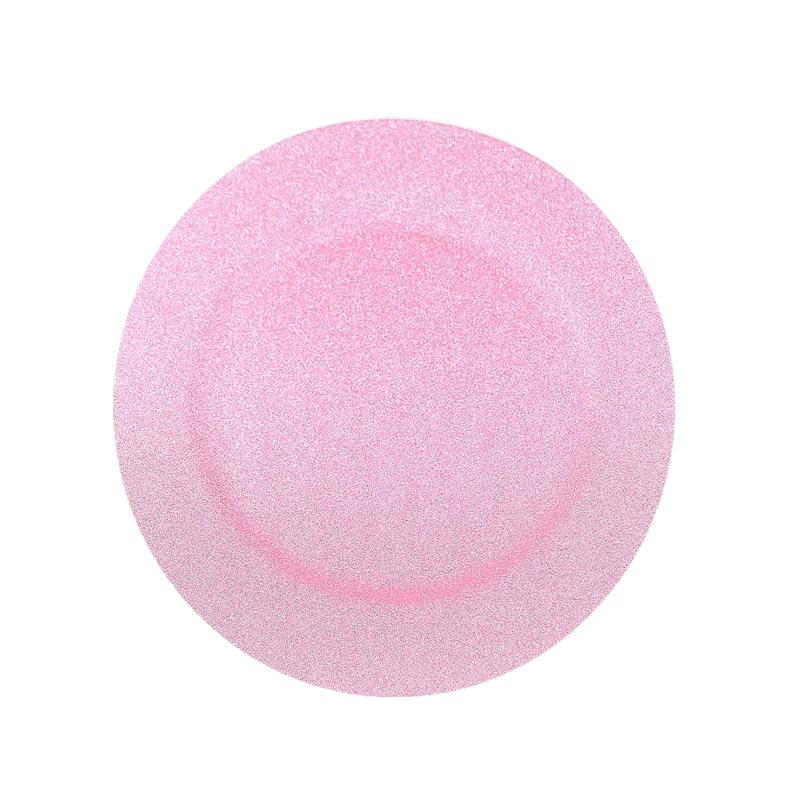 Pink Glitter Charger Plate