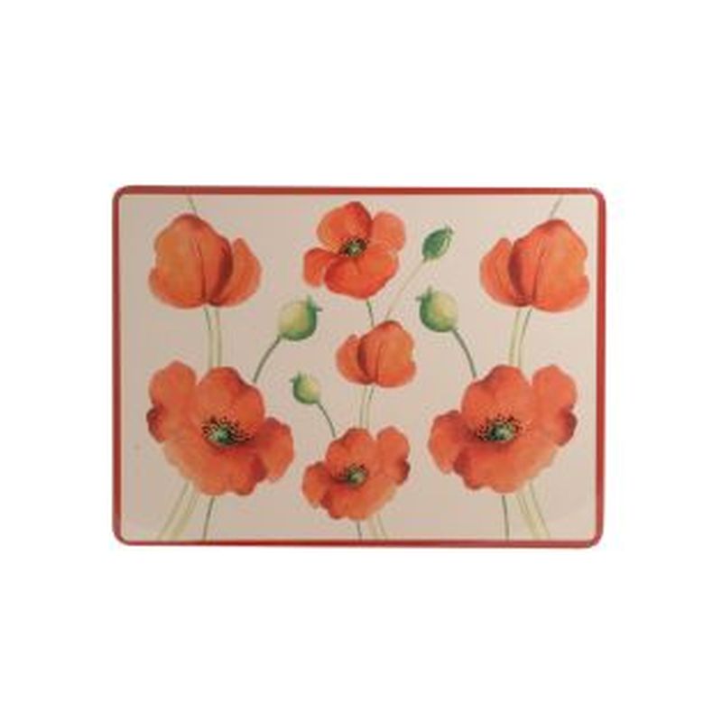 Poppy Placemat Set of 4