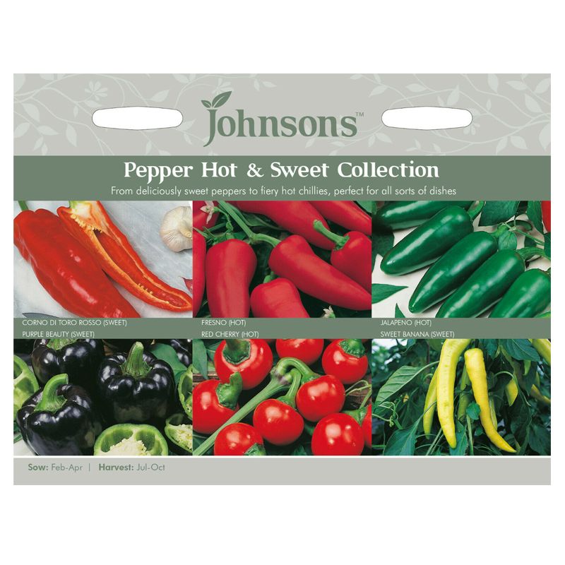 Johnsons Pepper Hot & Sweet Collection Seeds