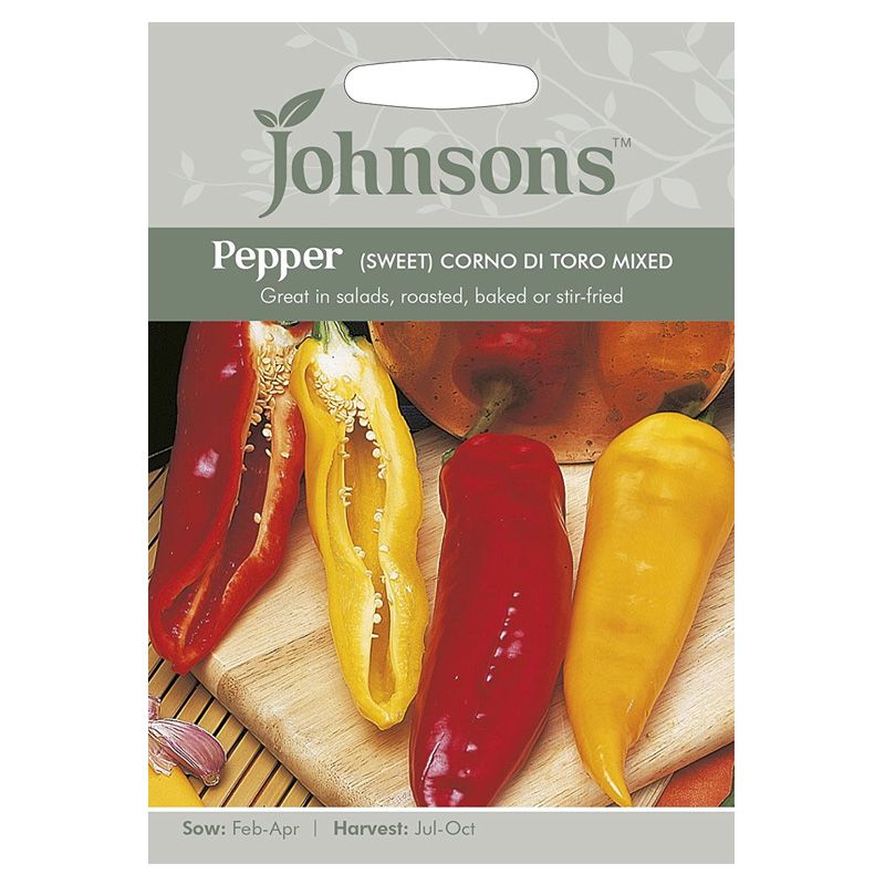 Johnsons Pepper Sweet Corno di Seeds