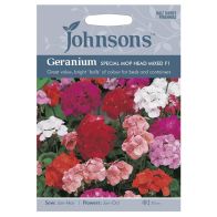 See more information about the Johnsons Geranium Special Mop Head Mixed F1 Seeds