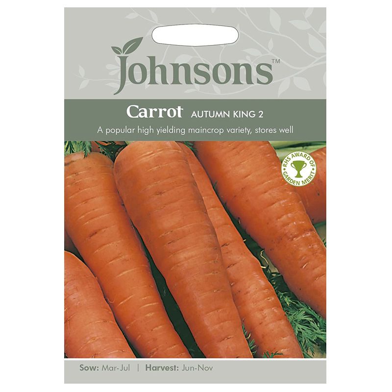 Johnsons Carrot Autumn King 2 Seeds