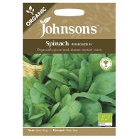 See more information about the Johnsons Organic Spinach Renegade F1 Seeds