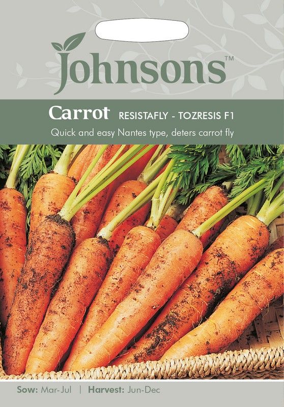Johnsons Carrot Resistafly - Tozresis F1 Seeds