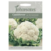 See more information about the Johnsons Cauliflower All The Year Seeds