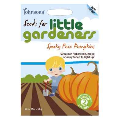 See more information about the Johnsons Little Gardeners Spooky Face Pumpkins Seeds