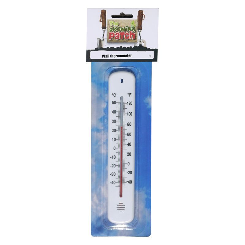 Growing Patch Plastic Wall Thermometer 215mm