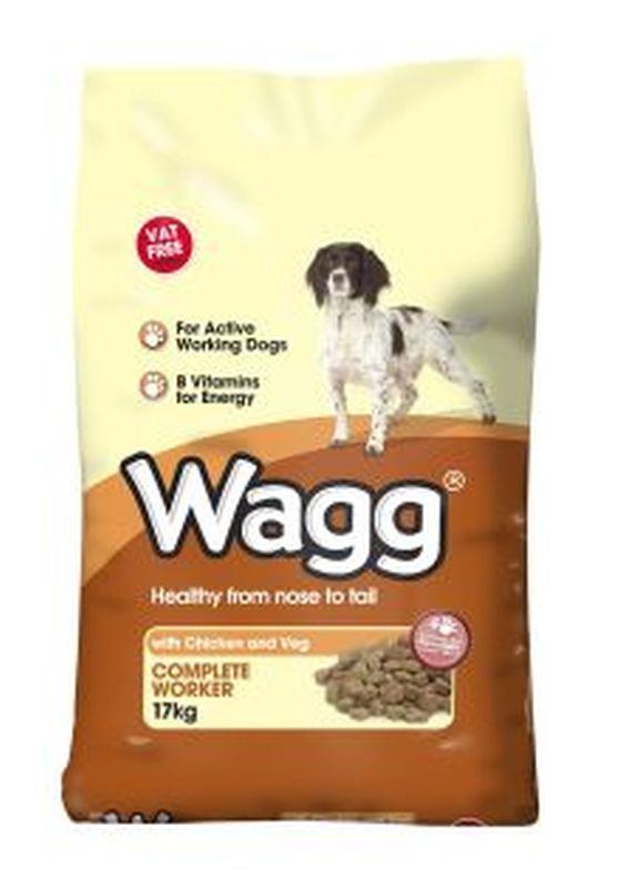 Wagg Worker Dog Food with Chicken & Veg (17kg)