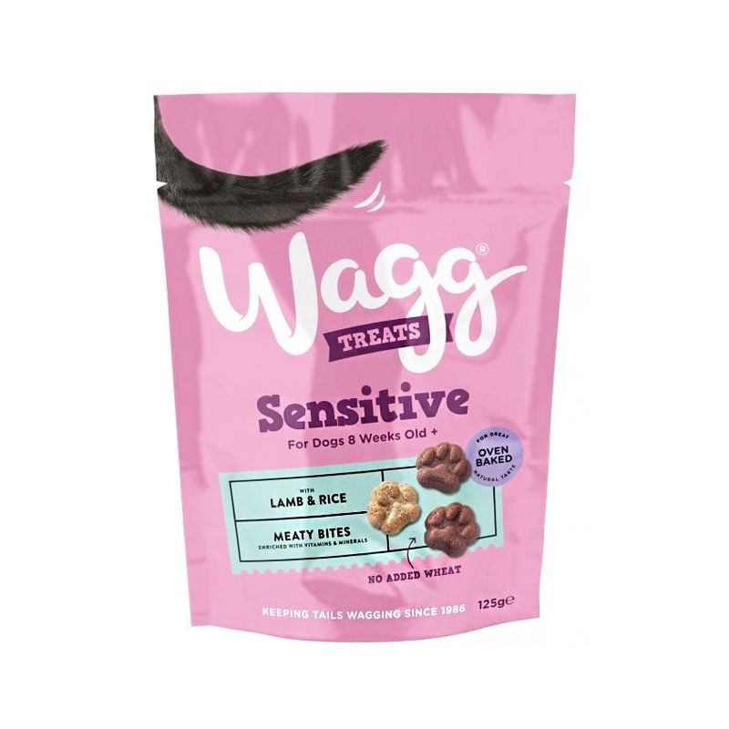 Wagg Sensitive Treats Meaty Bites 125g