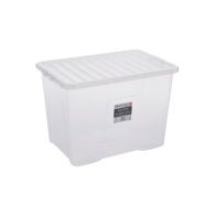 See more information about the 80L Wham Crystal Stacking Storage Clear Box & Clip Lid
