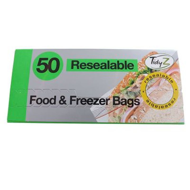 50 Pack Sealable Food Bags