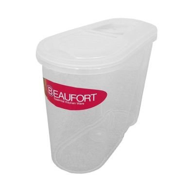 Plastic Food Container Rectangle 5 Litres Clear By Beaufort