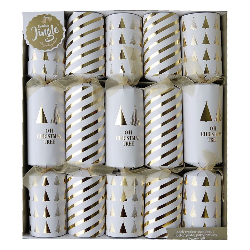 10 Deluxe Crackers - Oh Christmas Tree