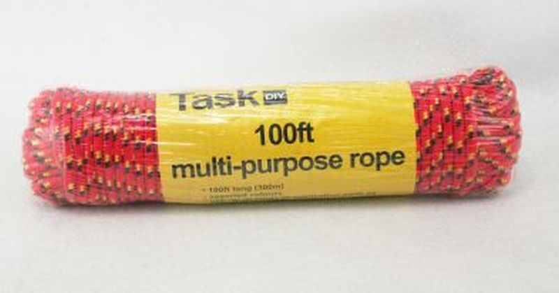 Multi Purpose Rope 100 ft (30m) - Buy Online at QD Stores