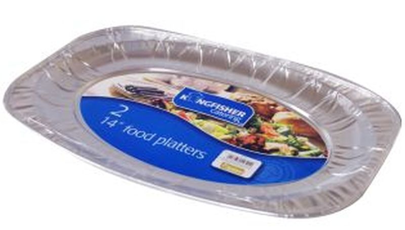 Kingfisher 2 x 14 Inch Food Platters