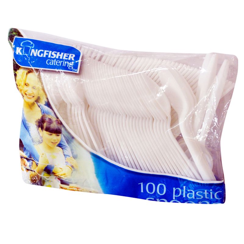 Kingfisher Plastic Disposable Spoons (Pack 60)