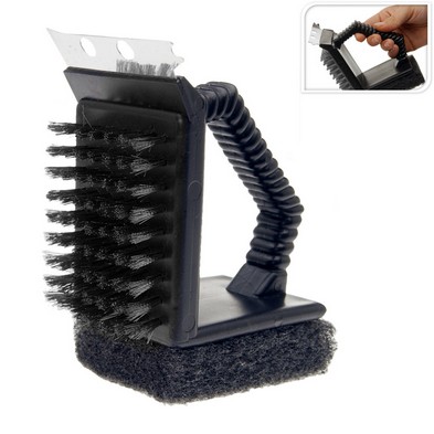 Product photograph of 3 In 1 Bbq Grill Brush from QD stores